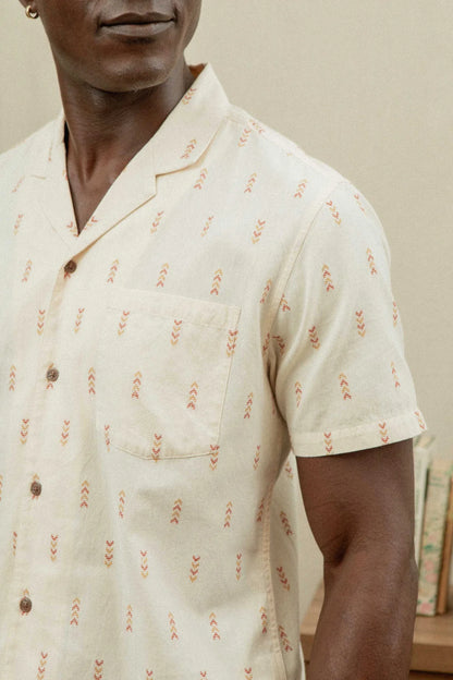 Collins Slim Shirt in Dune | Bridge & Burn