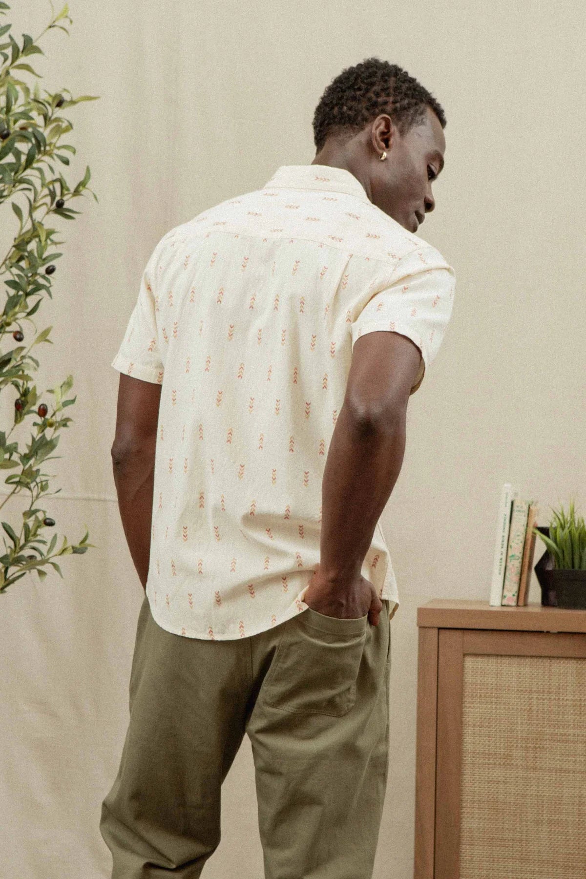 Collins Slim Shirt in Dune | Bridge & Burn