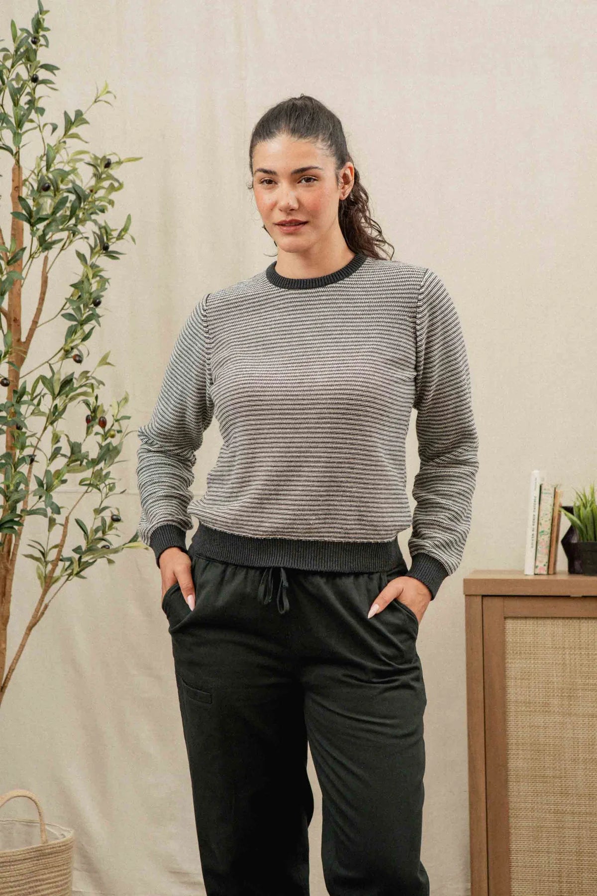 Ansel Stripe Sweater | Bridge & Burn