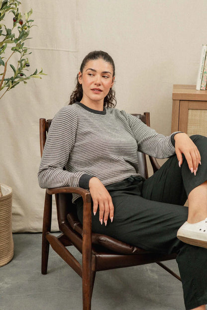 Ansel Stripe Sweater | Bridge & Burn
