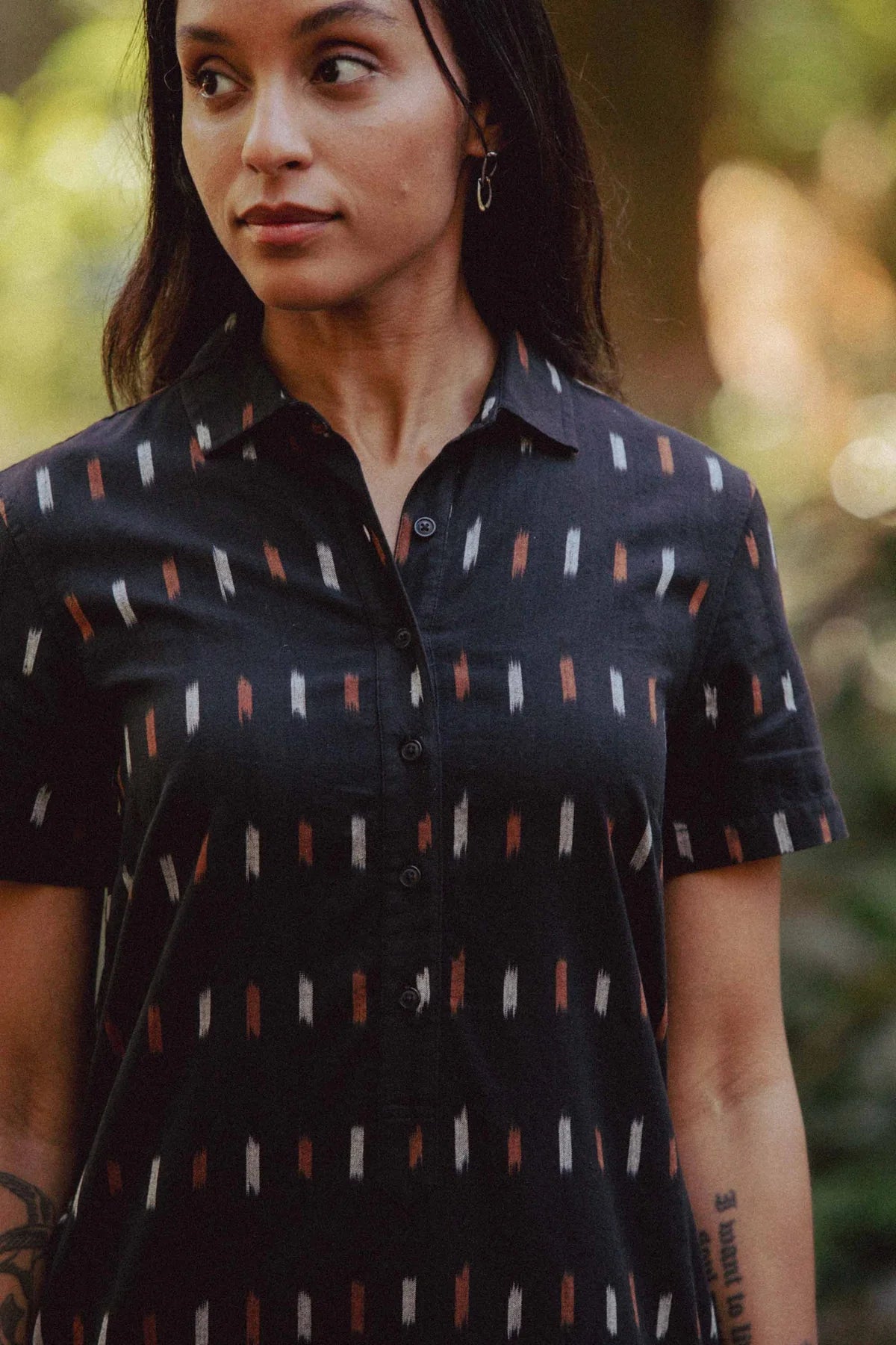 Delia Dress in Dotted Horizon | Bridge & Burn