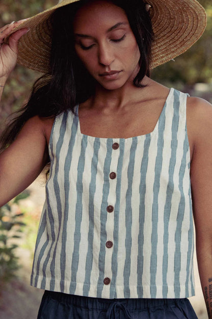 Sadie Tank in Beach Stripe | Bridge & Burn
