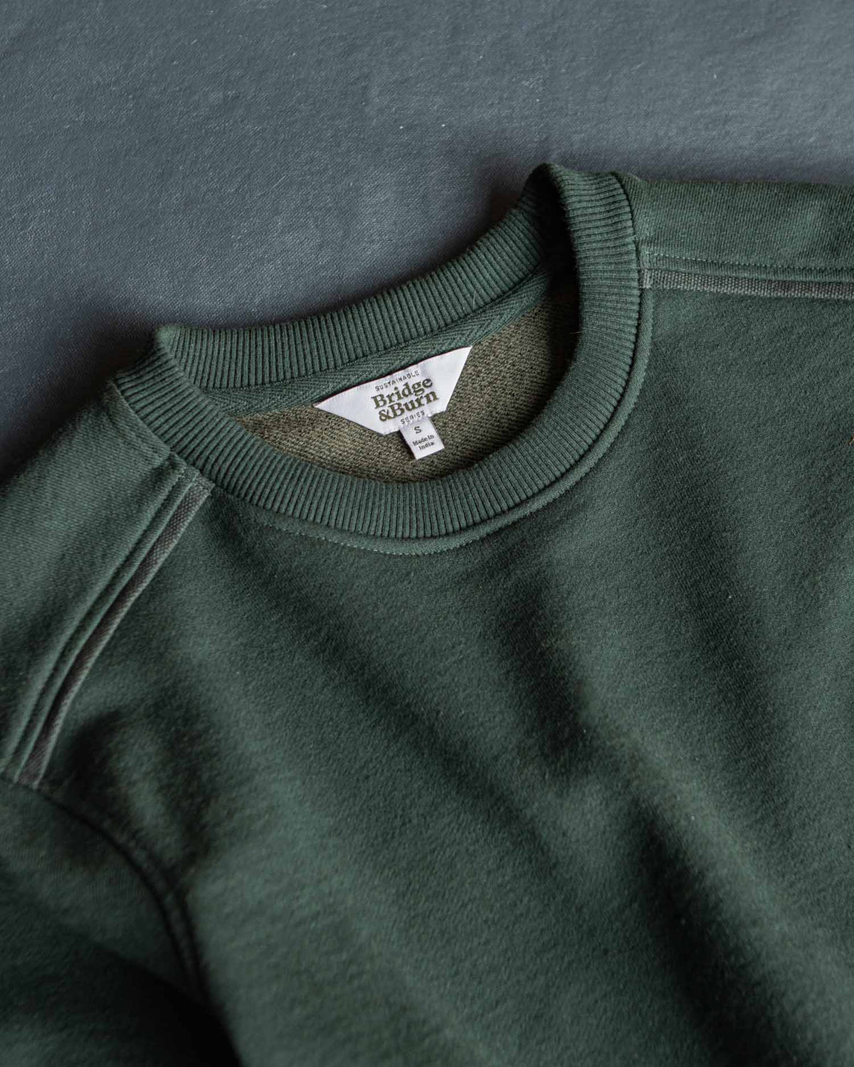Bailey Crew Sweatshirt in Juniper | Bridge & Burn