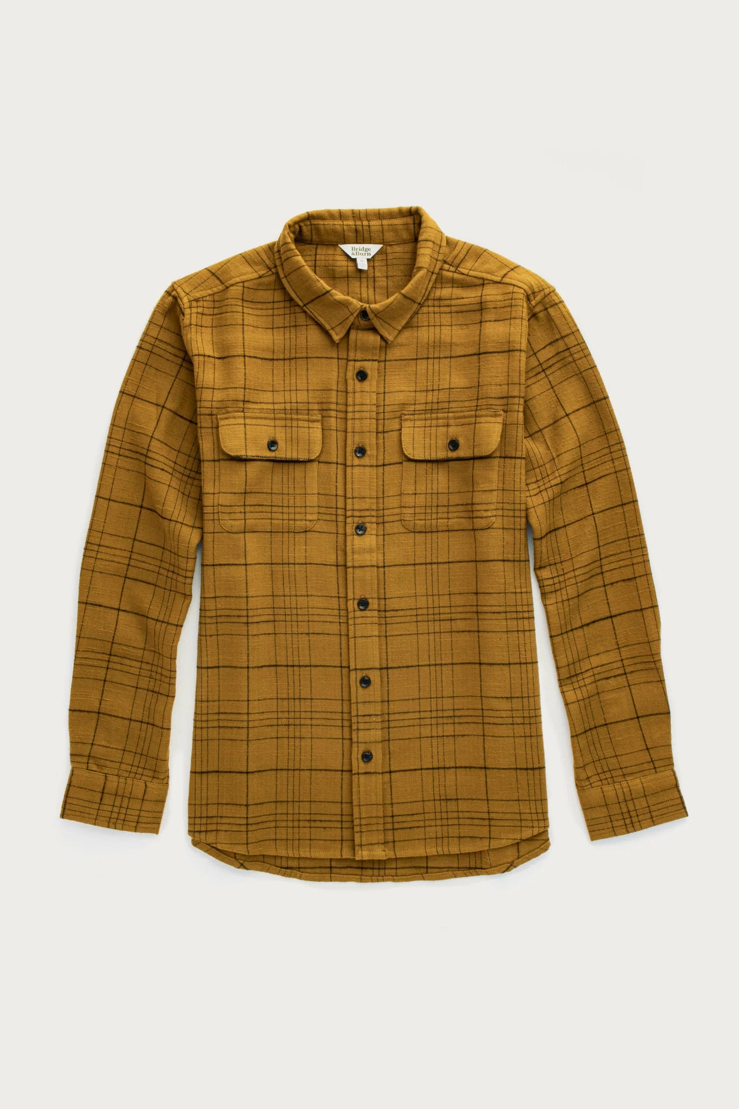 Lenon Shirt in Golden Plaid | Bridge & Burn