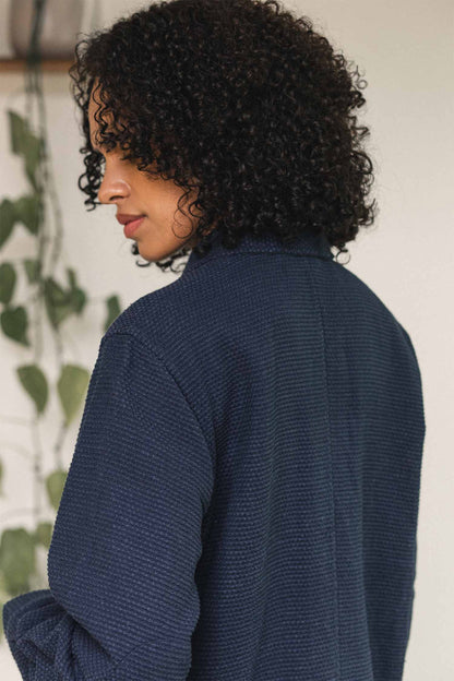 Studio Chore Coat in Indigo | Bridge & Burn