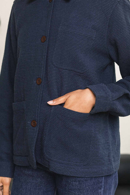 Studio Chore Coat in Indigo | Bridge & Burn