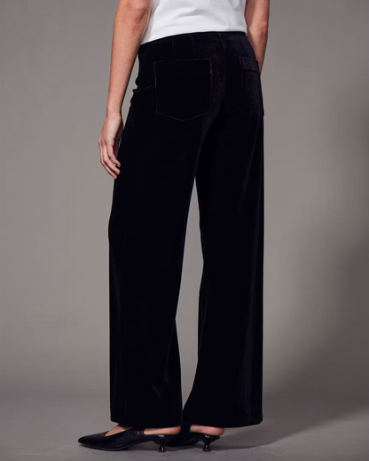 Relay Velvet Pull On Pant in Black | Sanctuary