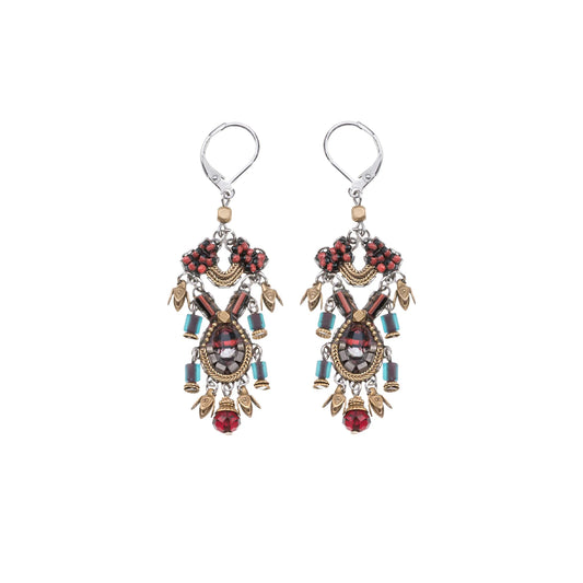 Long Noble Wine Earrings | Ayalabar