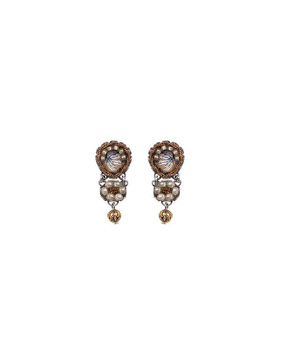 Drops of Gold Post Earrings | Ayalabar