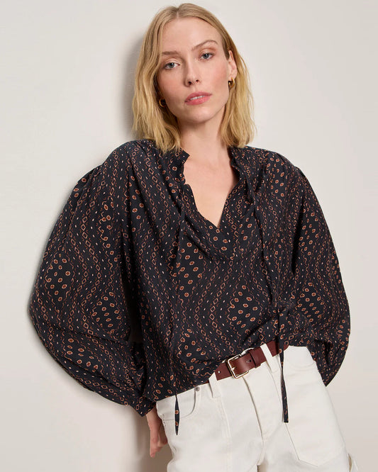 Relaxed Blouse in Rhythmic Print | Sanctuary