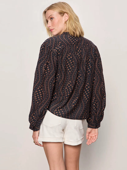 Relaxed Blouse in Rhythmic Print | Sanctuary