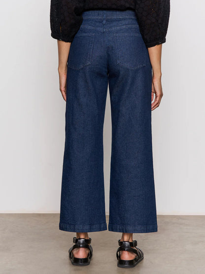 League Crop Pant in Dark Denim | Sanctuary