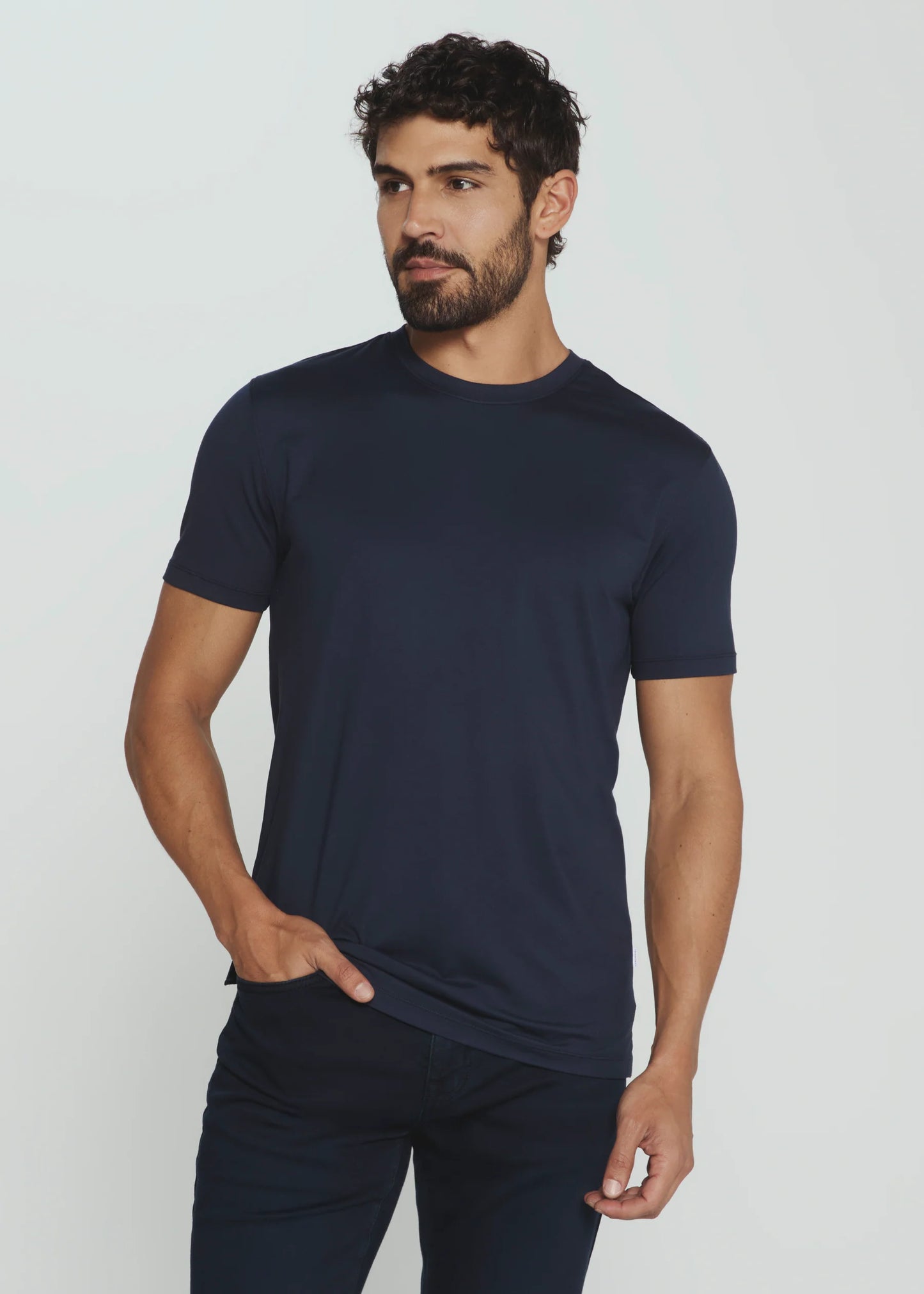 Core Crew Tee in Navy | 7Diamonds