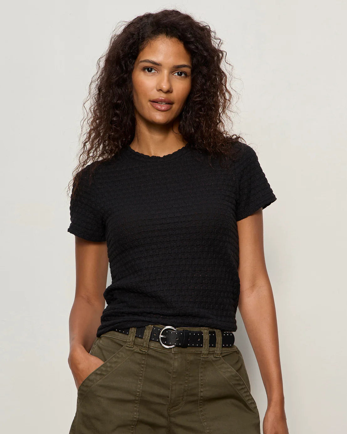 Puckered Perfect Tee in Black | Sanctuary