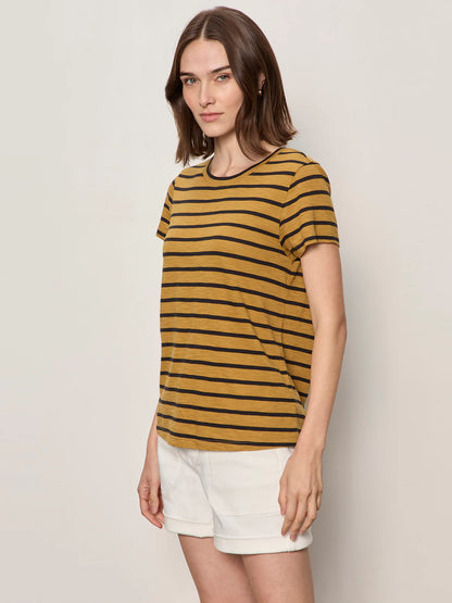 The Perfect Tee in Cumin Stripe | Sanctuary