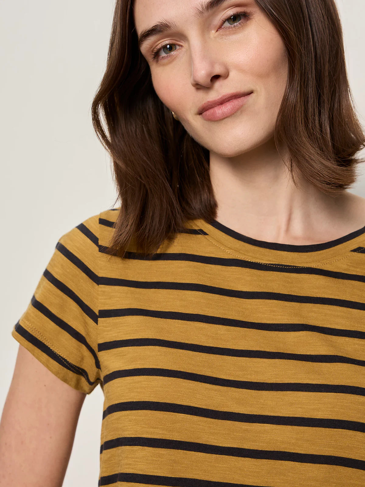 The Perfect Tee in Cumin Stripe | Sanctuary