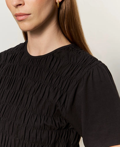 Smocked Top in Black | Sanctuary