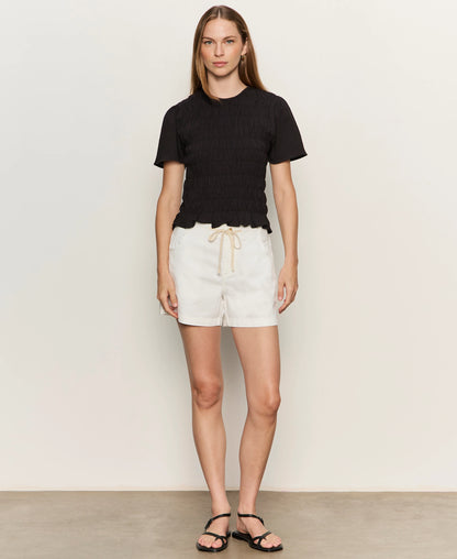 Smocked Top in Black | Sanctuary