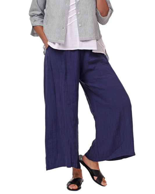 Palazzo Pant in Navy | Tulip