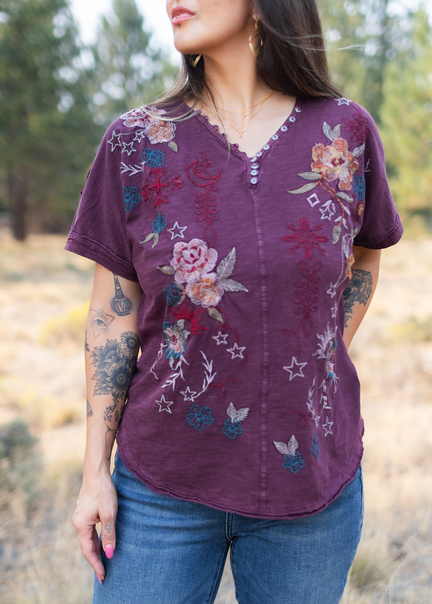 Reva Top in Oxblood | Caite