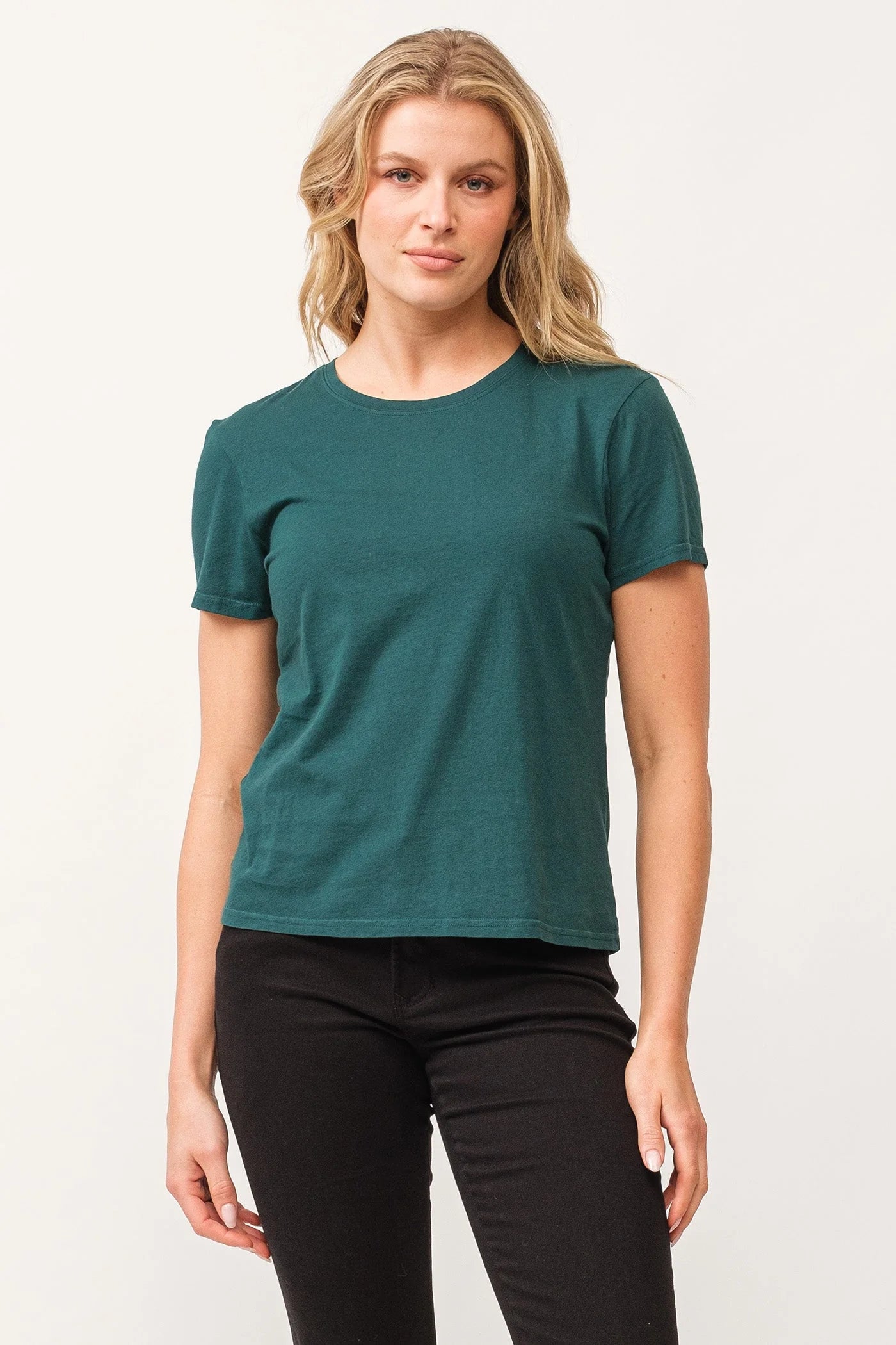 Unity Short Sleeve Tee in Deep Teal | Dear John