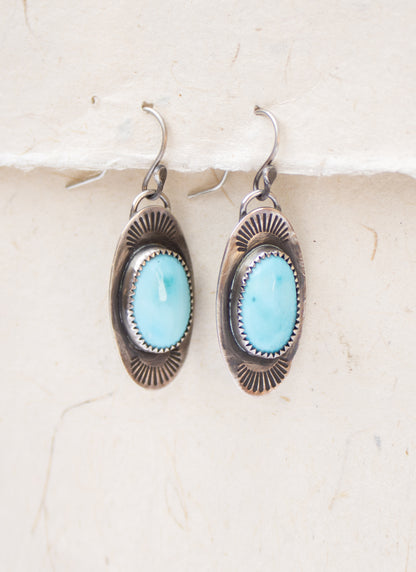 Sleeping Beauty Turquoise Earrings | Glacier Lily