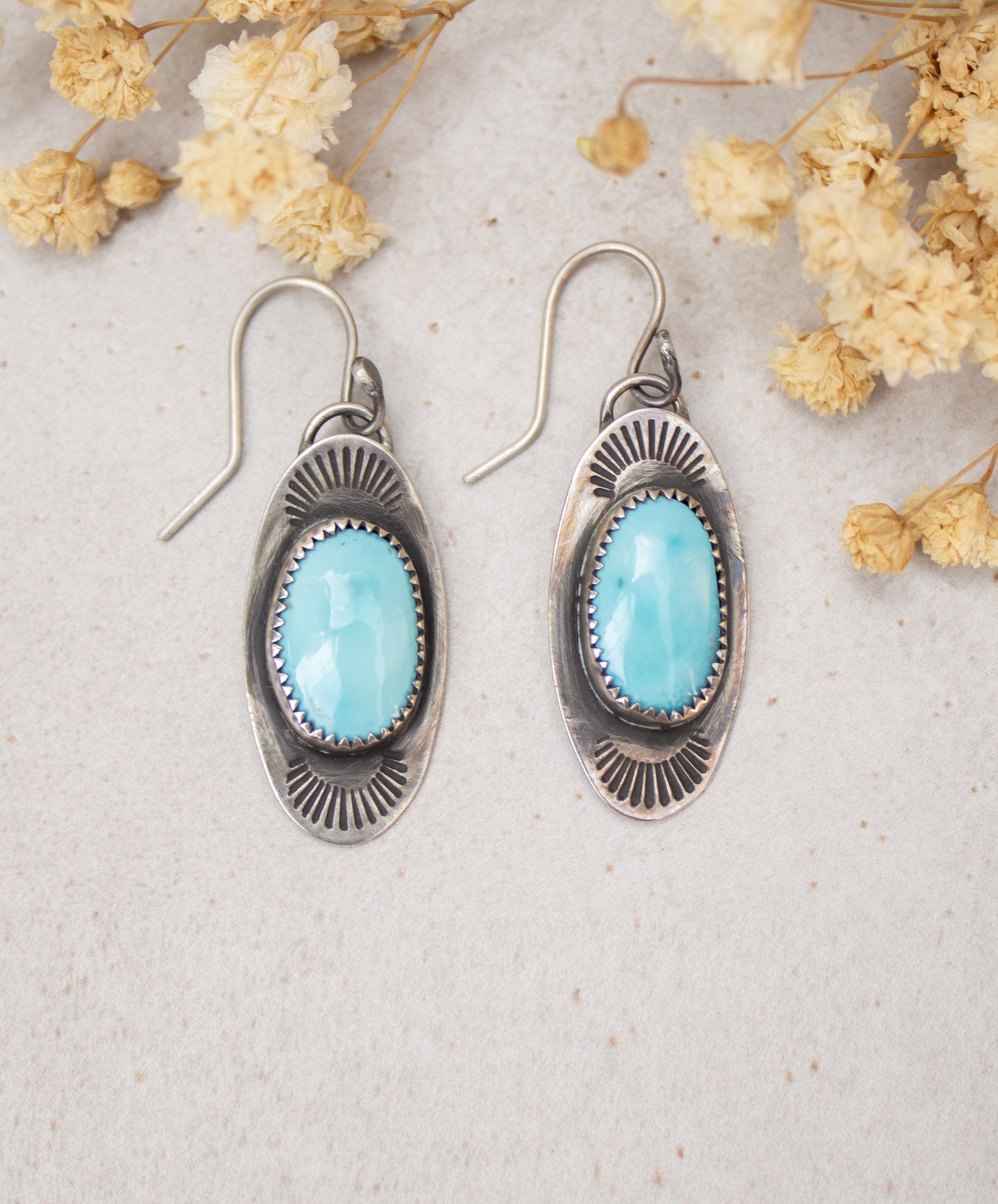 Sleeping Beauty Turquoise Earrings | Glacier Lily