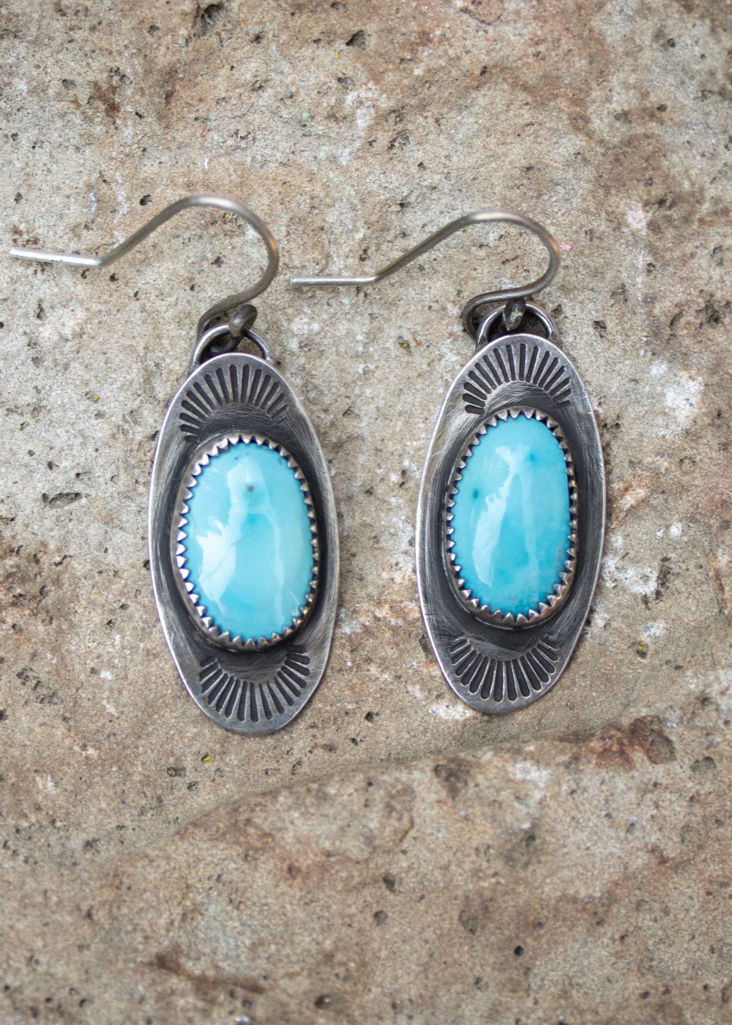 Sleeping Beauty Turquoise Earrings | Glacier Lily