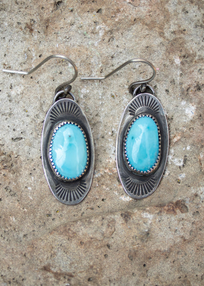 Sleeping Beauty Turquoise Earrings | Glacier Lily