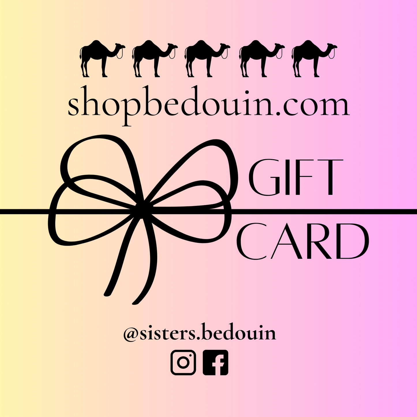 Bedouin e-Gift Card