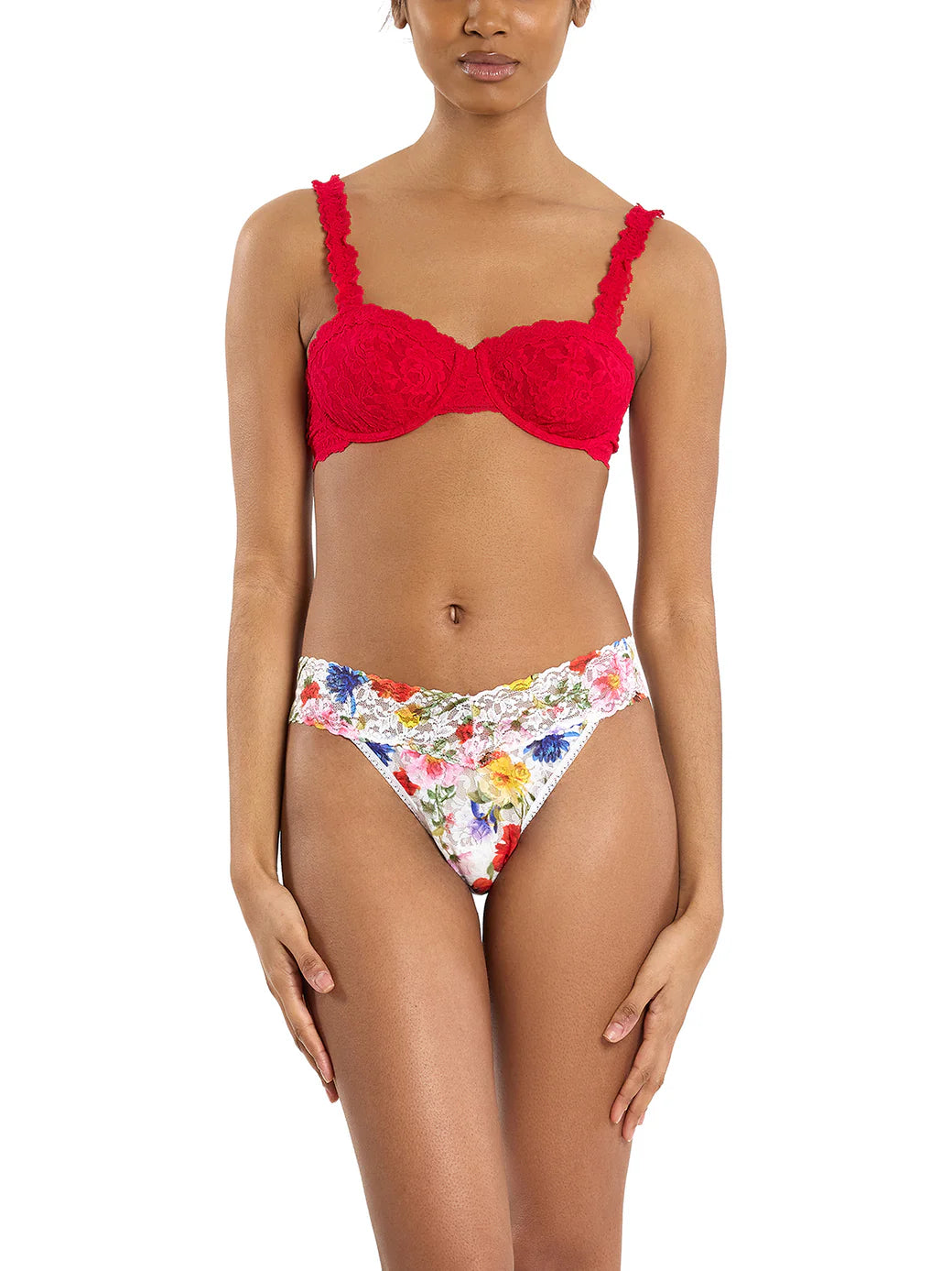 Signature Lace Thong in Meadow Mix | Hanky Panky