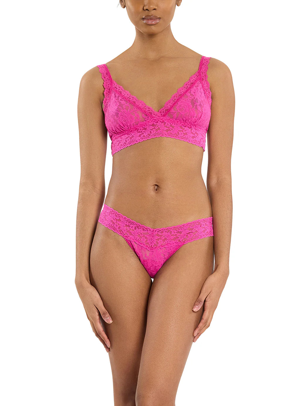 Signature Lace Thong in Marmalade | Hanky Panky