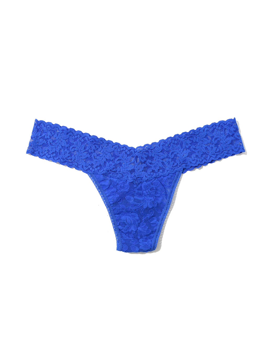 Signature Lace Thong in Sapphire | Hanky Panky