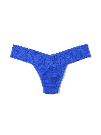 Signature Lace Thong in Sapphire | Hanky Panky