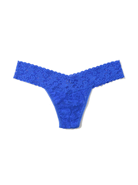 Signature Lace Thong in Sapphire | Hanky Panky