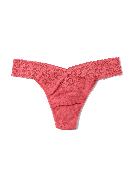 Signature Lace Thong in Naples Red | Hanky Panky