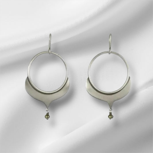 Alhambra Hoop Drop Earrings