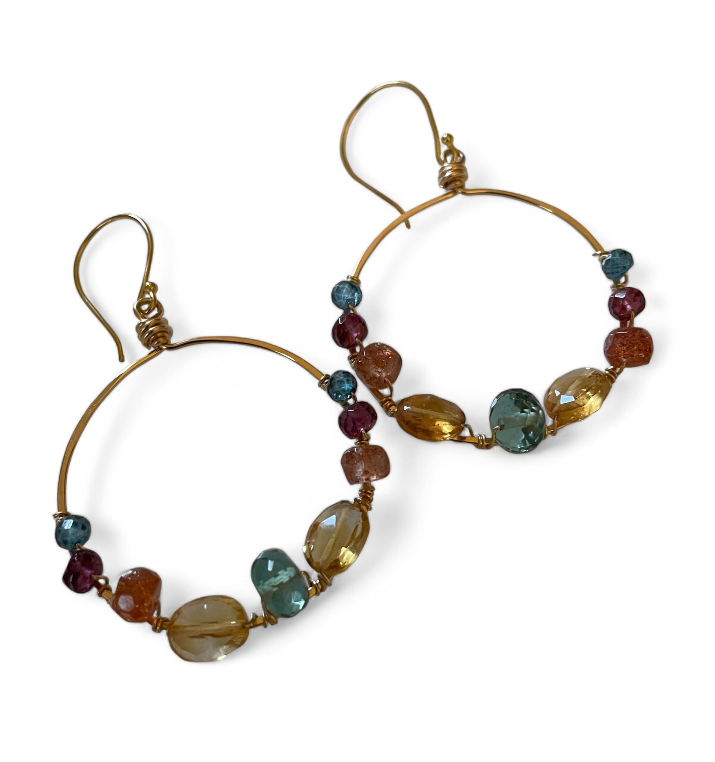 Autumn Mix Hoop Earrings