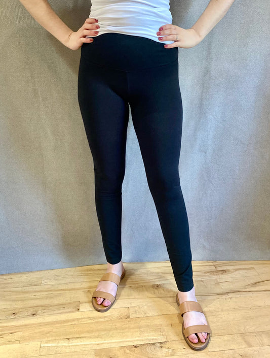 Lysse Cotton Legging in Black