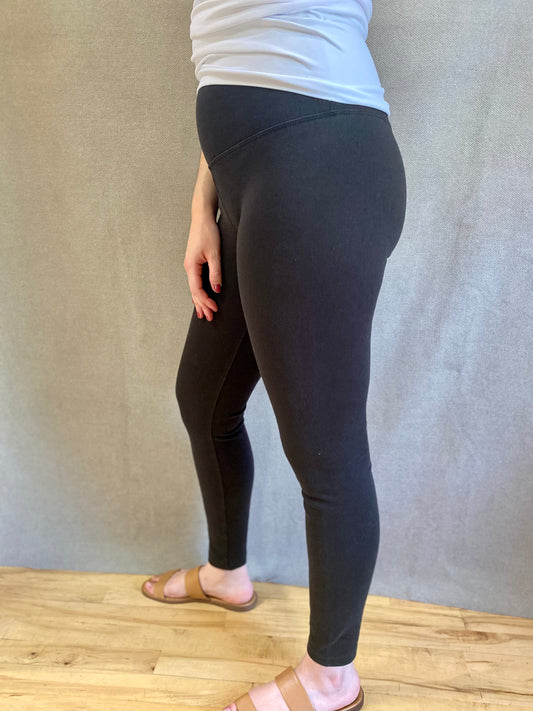 Lysse Denim Legging in Black