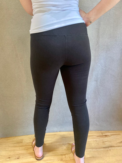 Lysse Denim Legging in Black