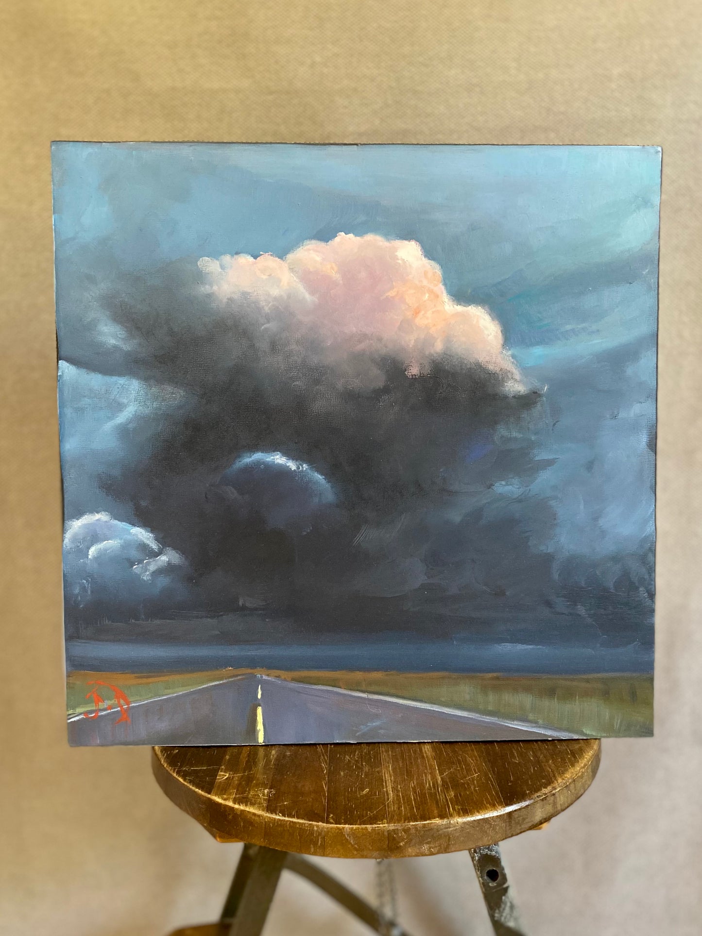 "Storm Chaser" Oil Painting