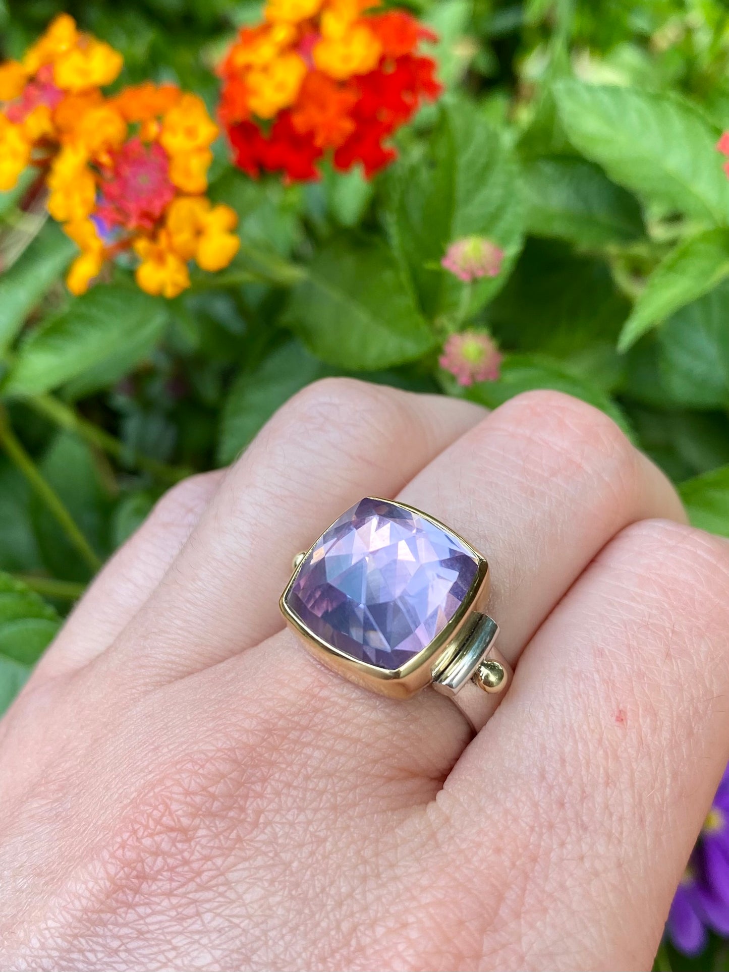 Lavender Amethyst Ring