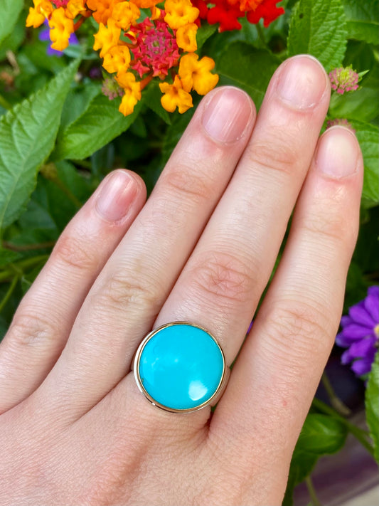 Kingman Turquoise Ring