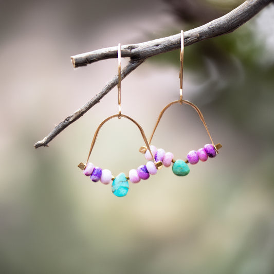 Lavish Lavender Earrings