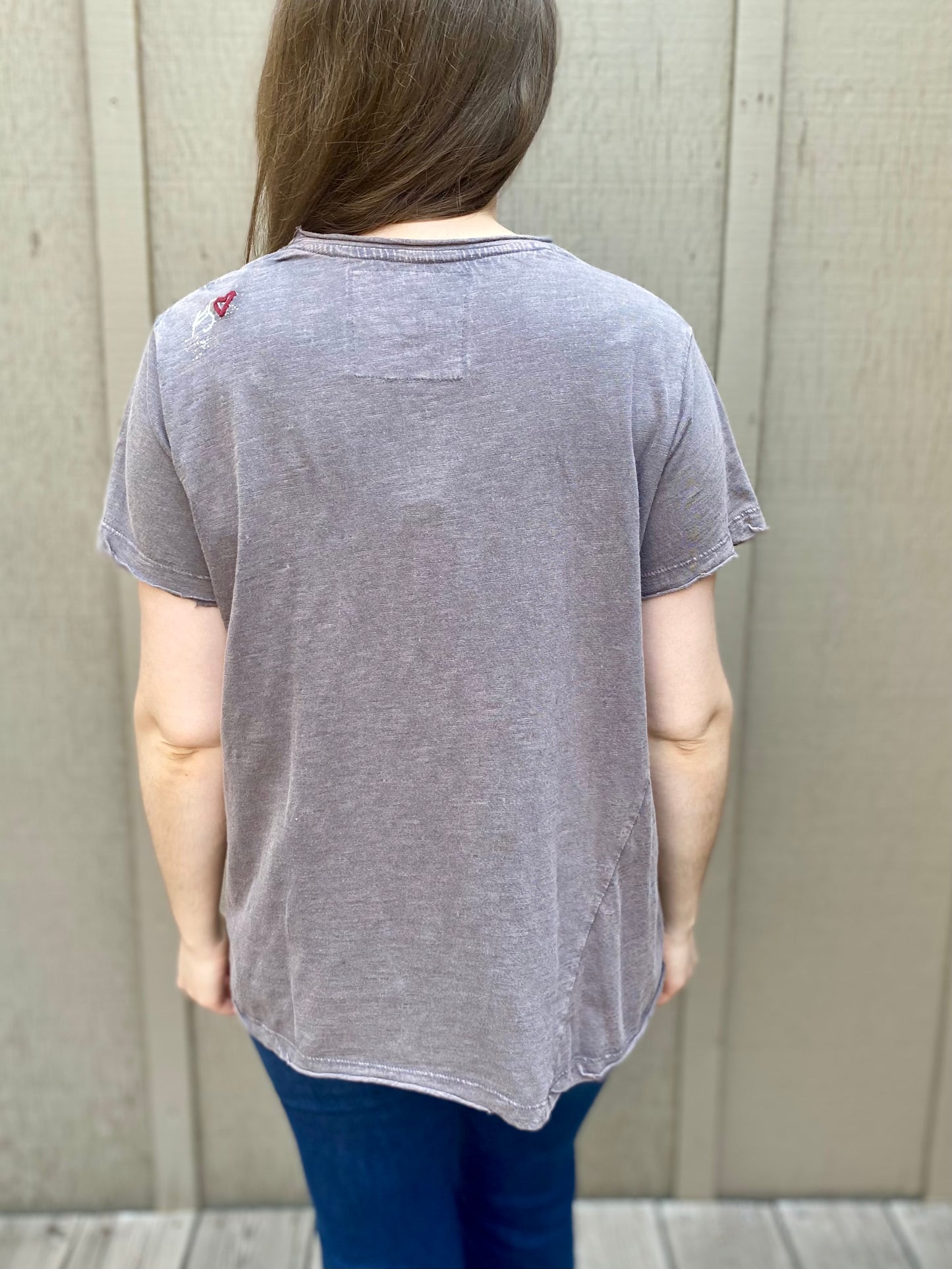 Lyla Tee in Gray