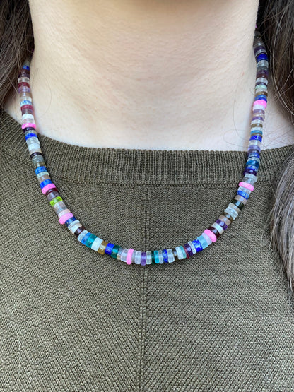 Technicolor Stone Necklace