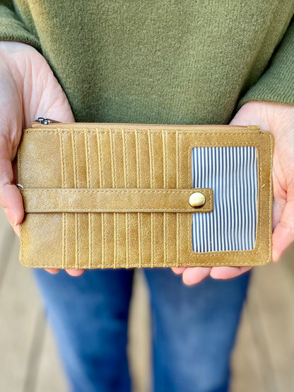 Kara Mini Wallet in Spicy Mustard