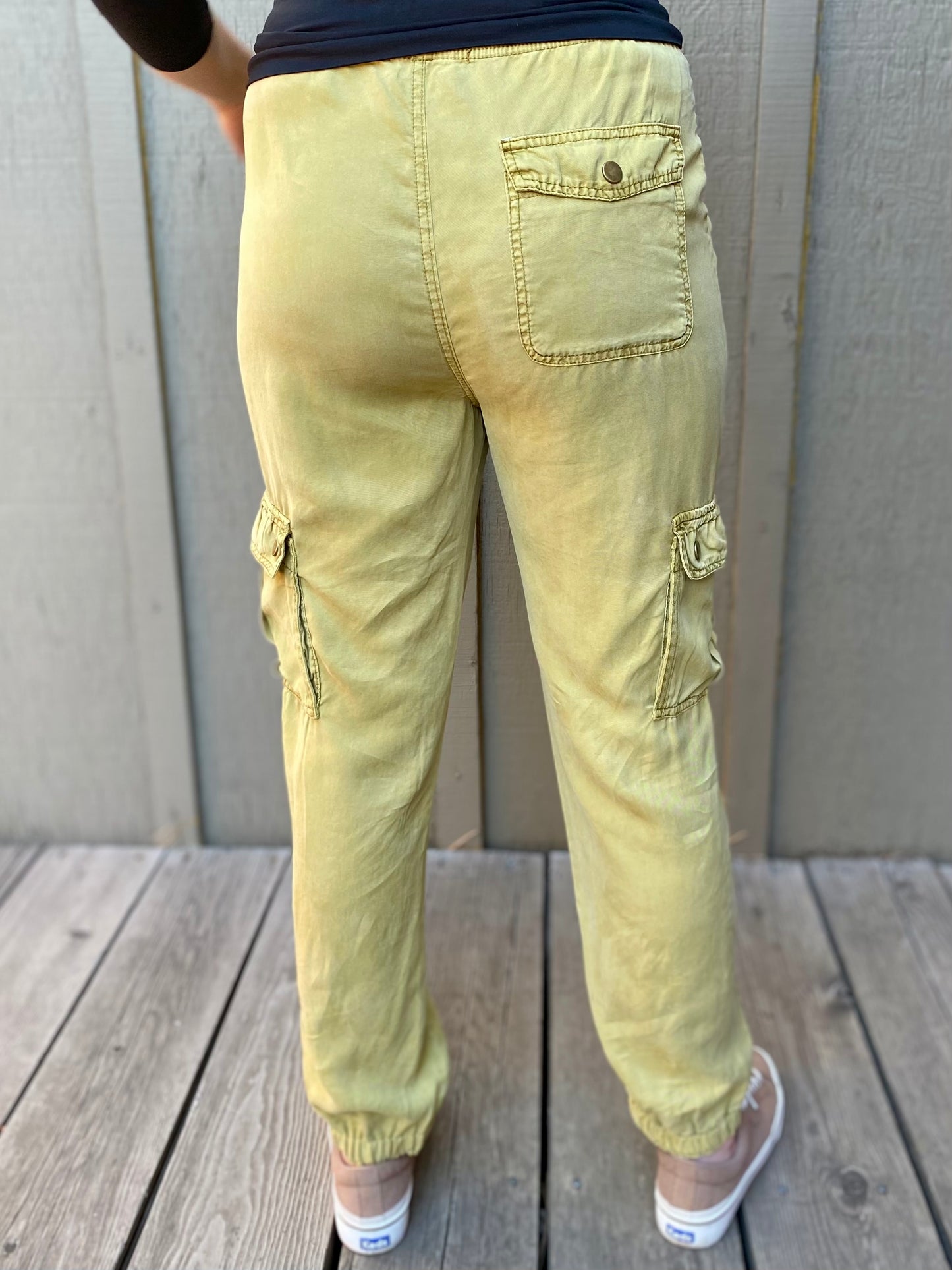 Poe Banded Pant in Herbsaint Pigment