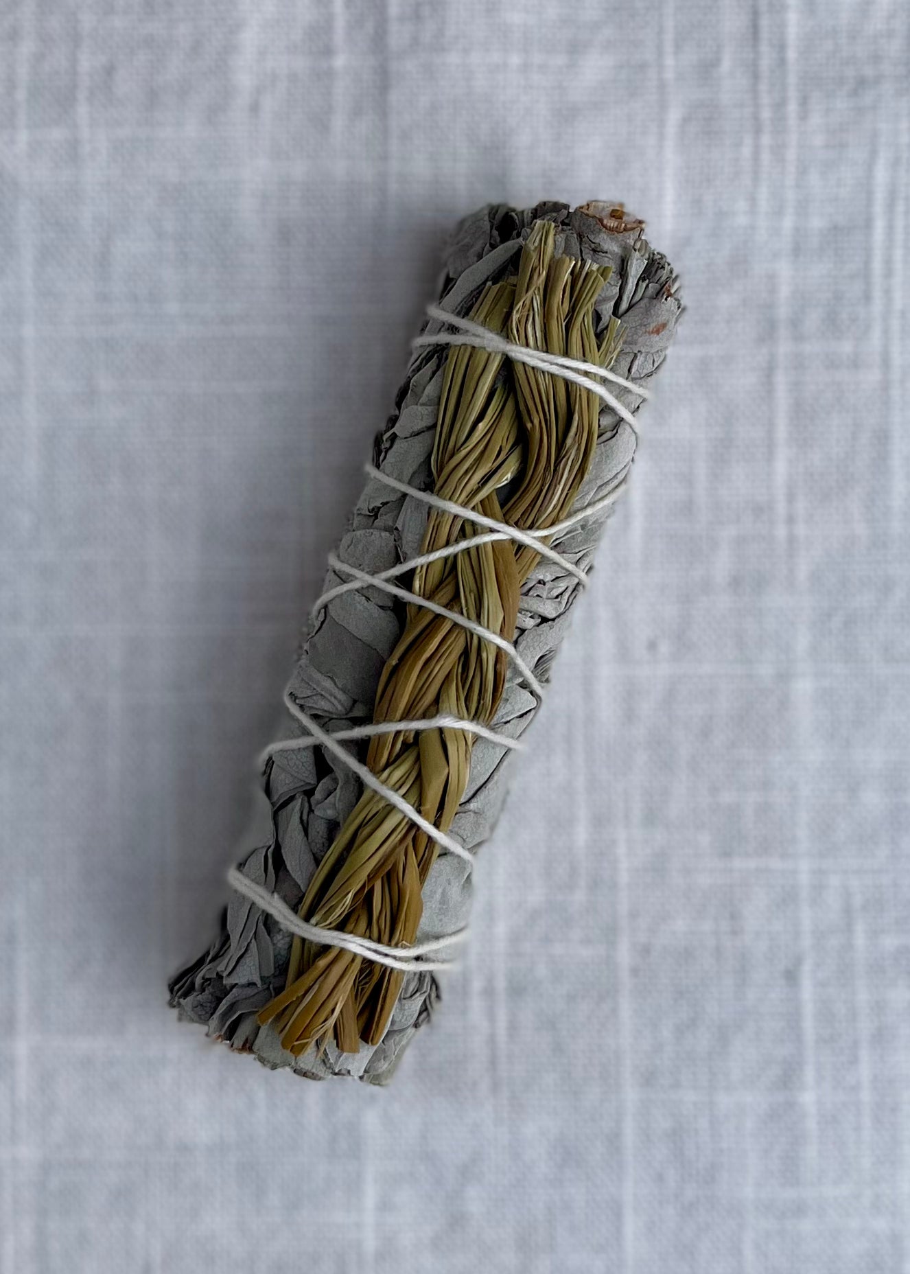 Sage Bundle with Sweetgrass